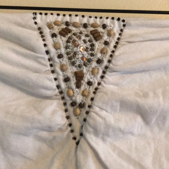 Y2K Tube top with bead detailing - Picture 2 of 3